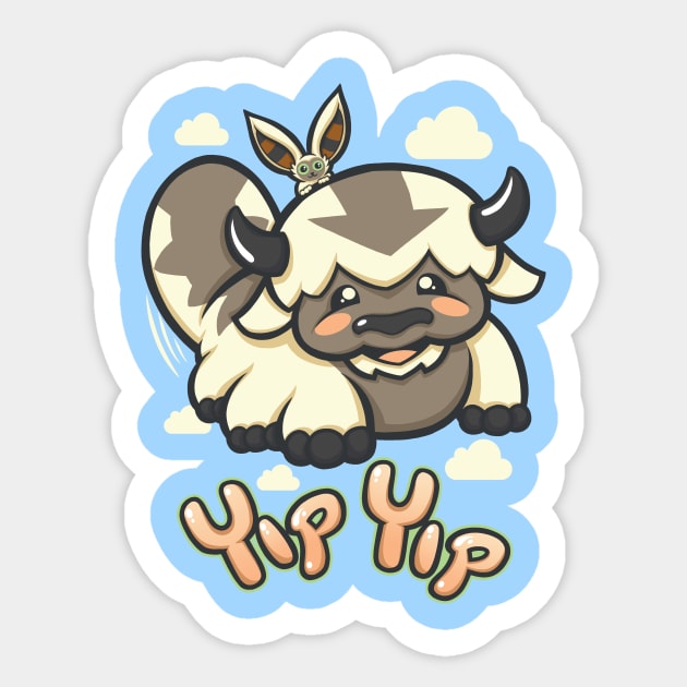 Yip, Yip Sticker by TrulyEpic